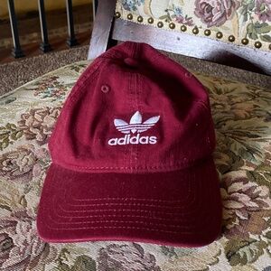 Maroon Adidas Baseball Cap
